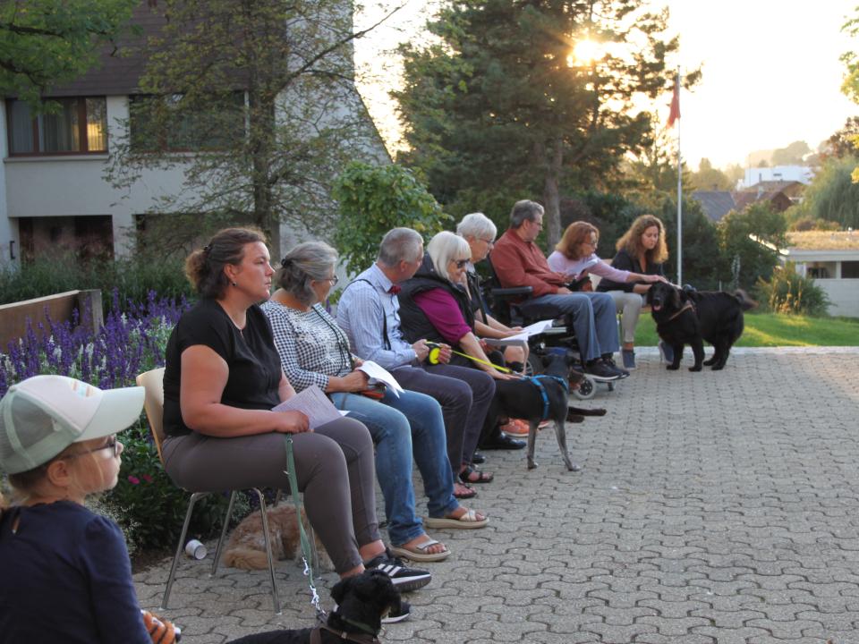 Pastoralraumandacht mit Tiersegnung