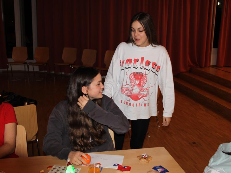Tamina und Cheyenne werden verabschiedet