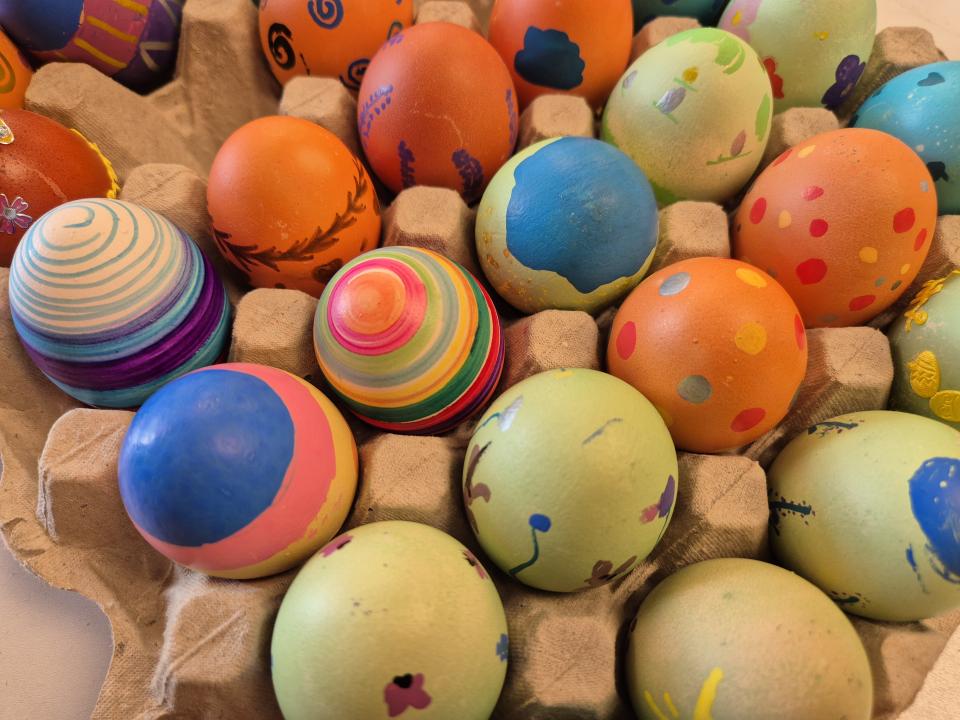 Ostereierfärben 2025