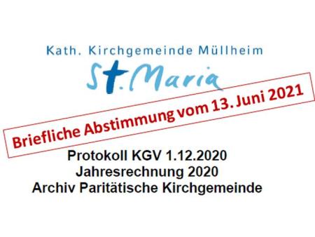 Ergebnis Briefliche Abstimmung