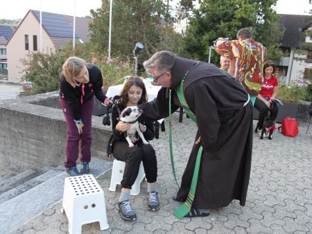 Pastoralraumandacht mit Tiersegnung