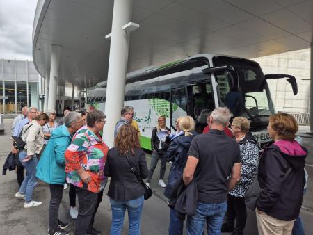 Ankunft am Flughafen