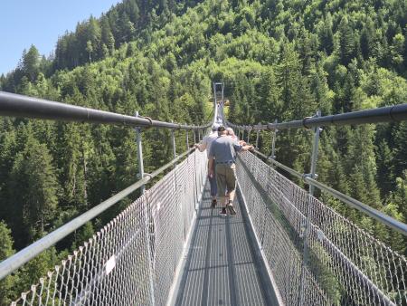 Hängebrücke auf dem Mostelberg