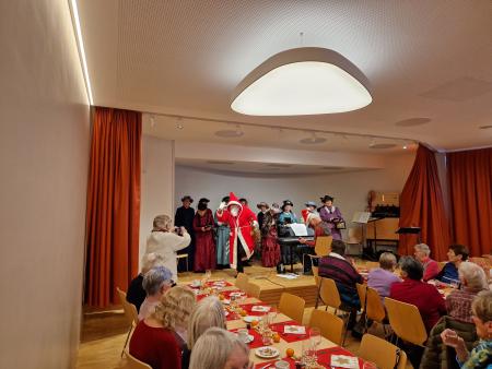 Der Nikolaus kam zu Besuch