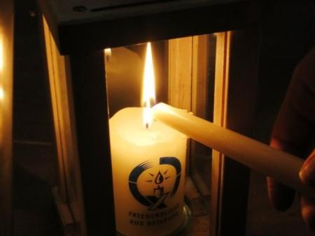 Friedenslicht im Pastoralraum