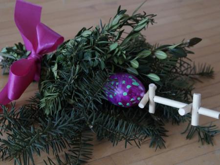 Palmzweige binden, MÜLLHEIM