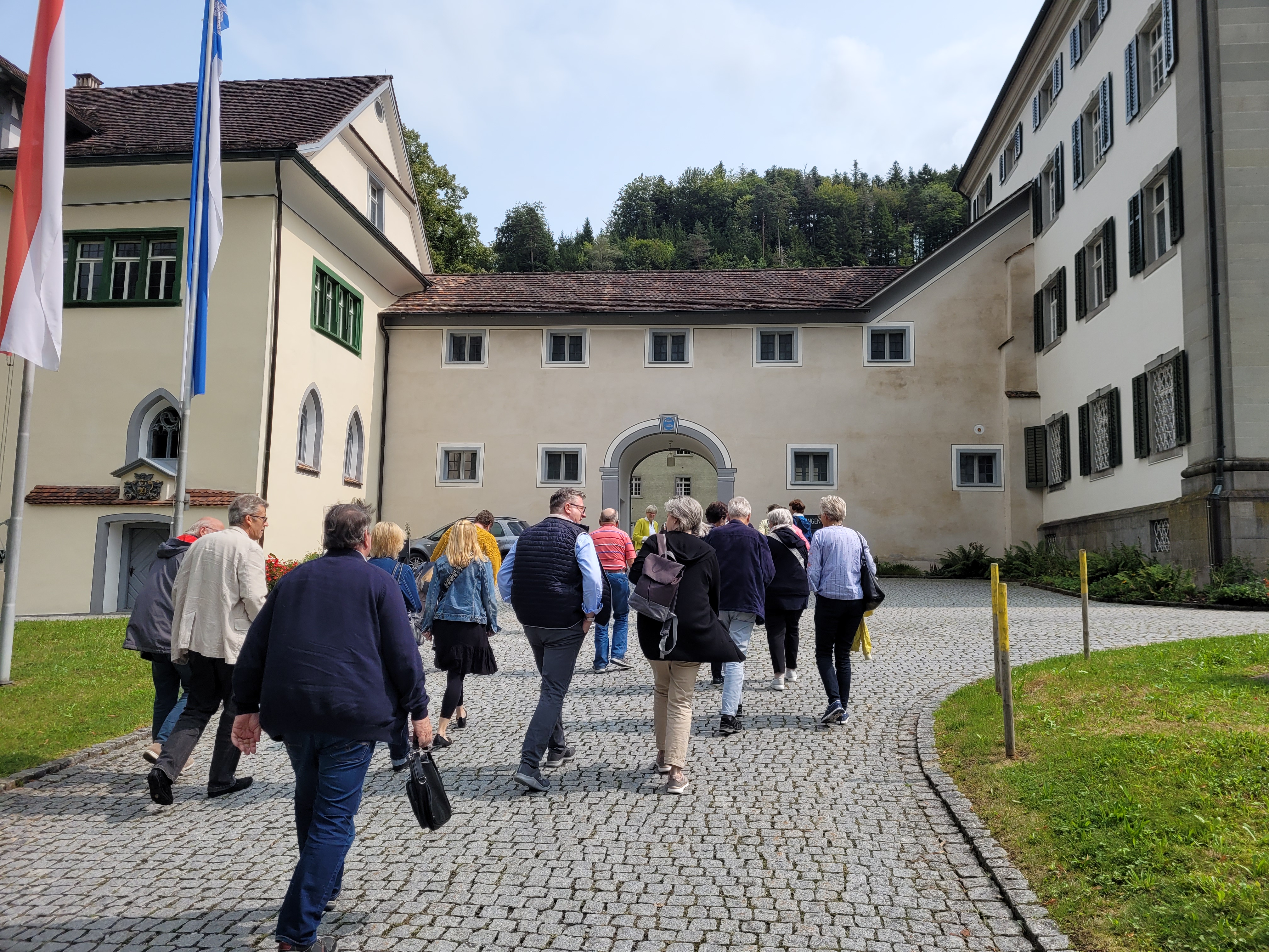 Auf dem Weg zum Kloster Fischingen